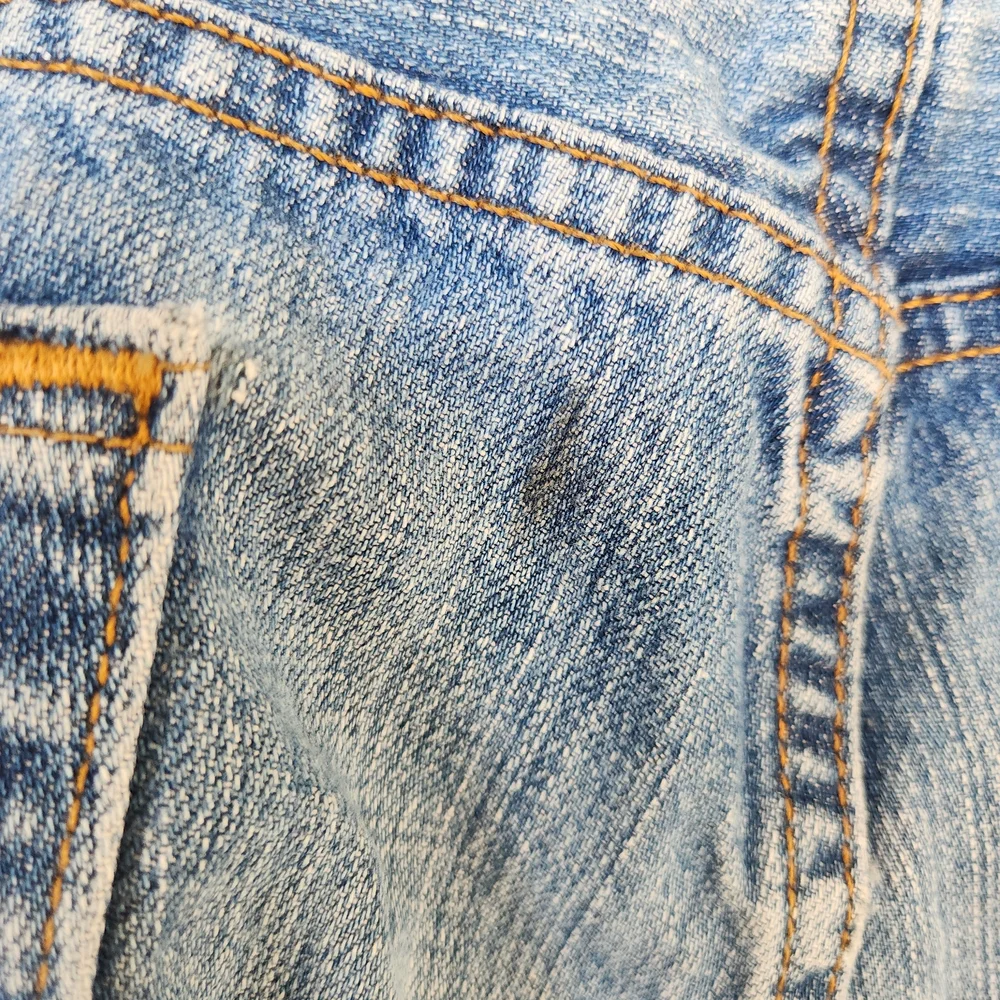 Levi's 569 Light Blue Loose Straight Men's Jeans |  Distressed | 36/34